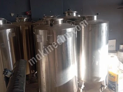 Süt Kazanı Kimyasal Kazan Dinlenme Tankı Şurup Tankı Çikolata Tankı