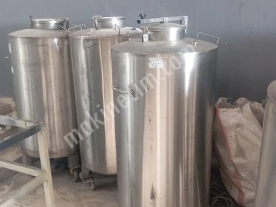 Süt Kazanı Kimyasal Kazan Dinlenme Tankı Şurup Tankı Çikolata Tankı