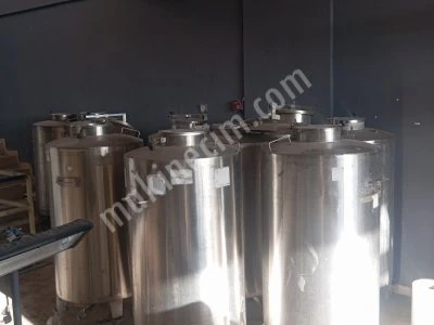 Süt Kazanı Kimyasal Kazan Dinlenme Tankı Şurup Tankı Çikolata Tankı
