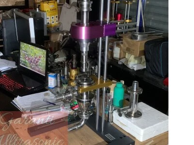 Satılık İndüstriyel 30 Khz Sonikatör Sıvı İşleme Isp 1000 Reaktörlü+Sehpa-1000Watt