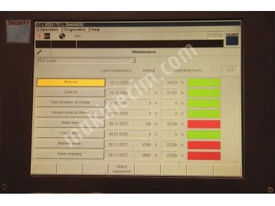 Trumpf 3030L 4000W Lazer Kesim