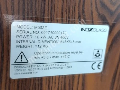 Inoxclass Pizza Fırını Taş Tabanlı Fırın Balık Pişirme Fırını Çift Katlı Altlıklı Elektrikli Fırın