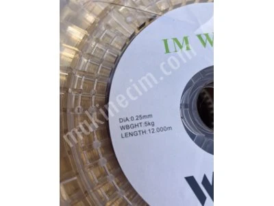 Wesa 0.25 Mm Erozyon Teli (Wire Edm) 20 Kg Sıfır Paket