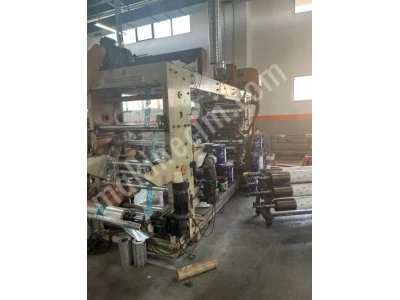 Satılık 80 Cm 4 Renk Flekso Matbaa Makinesi