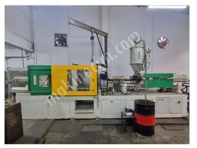 2006 Model Hasmak 350 Ton Plastik Enjeksiyon Makinesi 1500 Gr.Robotlu Çalışır Durumda