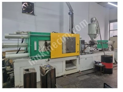 2006 Model Hasmak 350 Ton Plastik Enjeksiyon Makinesi 1500 Gr.Robotlu Çalışır Durumda