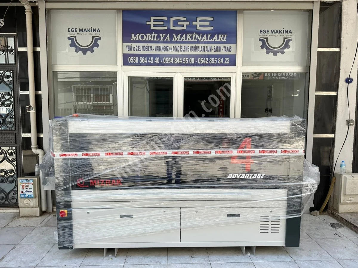 (Sıfır) Mızrak Advantage 4 Başson Kesmeli Pvc Kenar Bantlama Makinası
