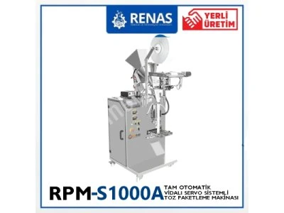 Rpm-S1000A Tam Otomatik Vidalı Toz Dolum Makinası