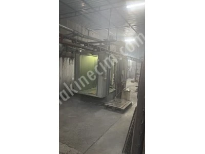 Elktrostatik Toz Boya Fırını Yarı Otomatik.Elektrikli