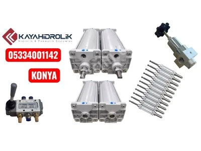 Pnömatik Piston • Pnömatik Valf • Regülatör • Hava Hazırlama Ekipmanları