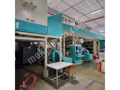 Kymc Neoflex 8 Renk Tamburlu Flekso Baskı Makinesi