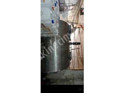 5 Tonluk Kazanlı 6 Kafa Dolum ve Etiketleme Makinesi Döner Sepet