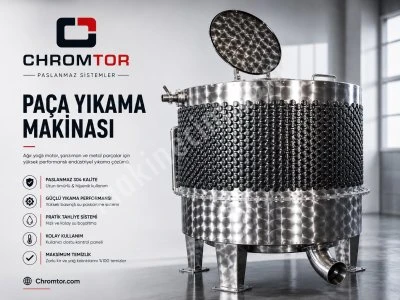 Paça Yıkama Makinası | Sakatat Yıkama ve Temizleme Makinası | Chromtor