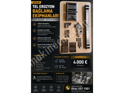 Komple Plastik Enjeksiyon Kalıphanesi – Cnc / Tel Erozyon / Dalma Erozyon / Edm – Komple Veya Ayrı Satılıkvv