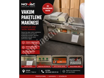 Satılık Endüstriyel Vakum Paketleme Makinesi – Novac Paslanmaz Çelik