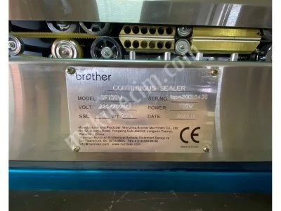 Sahibinden Temiz Brother Sf150W Konveyörlü (Yürüyen Bantlı) Sürekli Poşet Yapıştırma Makinesi