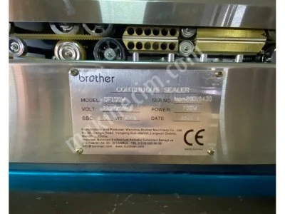 Sahibinden Temiz Brother Sf150W Konveyörlü (Yürüyen Bantlı) Sürekli Poşet Yapıştırma Makinesi