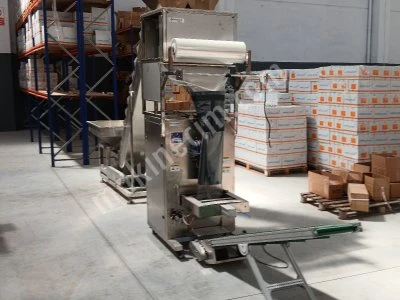 Sıfır – Hiç Kullanılmamış Mıopack Q-5000 Otomatik Tartılı Paketleme Makinesi + Konveyörler & Taksit