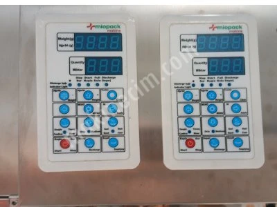 Sıfır – Hiç Kullanılmamış Mıopack Q-5000 Otomatik Tartılı Paketleme Makinesi + Konveyörler & Taksit