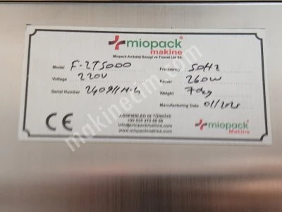Sıfır – Hiç Kullanılmamış Mıopack Q-5000 Otomatik Tartılı Paketleme Makinesi + Konveyörler & Taksit