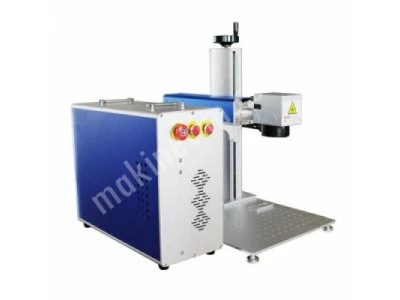 30W Portatif Fiber Lazer Markalama Makinesi Raycus