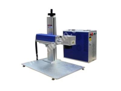 30W Portatif Fiber Lazer Markalama Makinesi Raycus