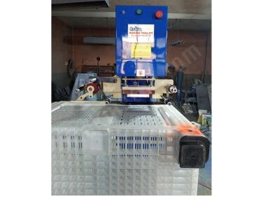 Plastik Baks Kasa Üzerine Sıcak Klişe Yaldız Varak Baskı Makinesi Akyol Makine Sanayi