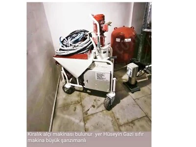Kiralık Alçı Makinası Sıfır