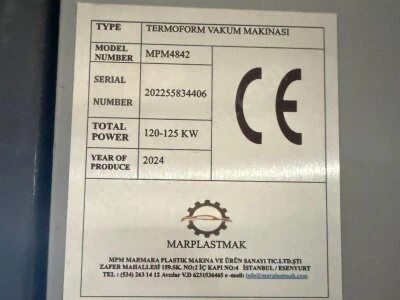 Termoform Vakum Makinası Plastik Özel Üretim Ürünlere Uygun