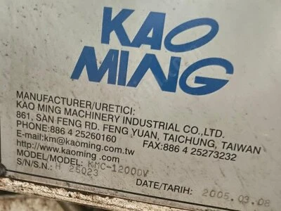 Koaming Kmc-1200Dv Köprü Tipi Cnc Işleme Merkezi