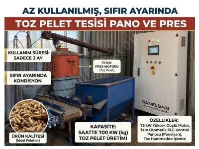 Az Kullanılmış Pelet Tesisi