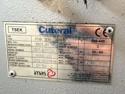 Cuteral Marka Par 300M Tam Otomatik Açılı Şerit Testere 2021 Model