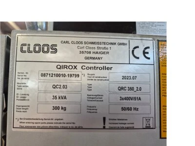 2023 Cloos Qırox Qrc-350 2.0 Robotik Kaynak Sistemi