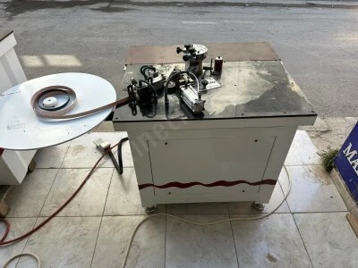 2018 Model Hizmet Him Marka Otomatik Metrajlı Makaslı Çfit Merdaneli Eğri Kenar Bantlama Makinası