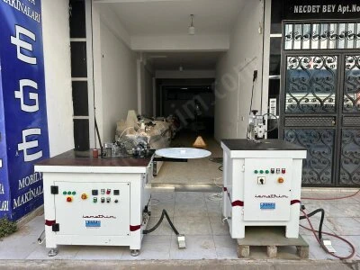 2018 Model Hizmet Him Marka Otomatik Metrajlı Makaslı Çfit Merdaneli Eğri Kenar Bantlama Makinası