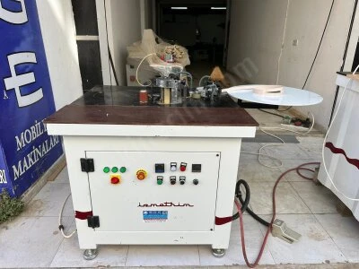 2018 Model Hizmet Him Marka Otomatik Metrajlı Makaslı Çfit Merdaneli Eğri Kenar Bantlama Makinası