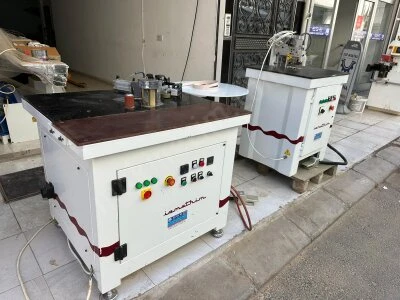 2018 Model Hizmet Him Marka Otomatik Metrajlı Makaslı Çfit Merdaneli Eğri Kenar Bantlama Makinası