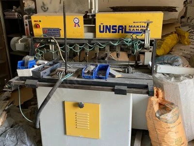 Ünsal Makina 8'Li Çoklu Delme Makinesi Çalışır Faal