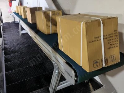 Eğimli Bantlı Konveyör – Merdiven ve Katlar Arası Yük Taşıma