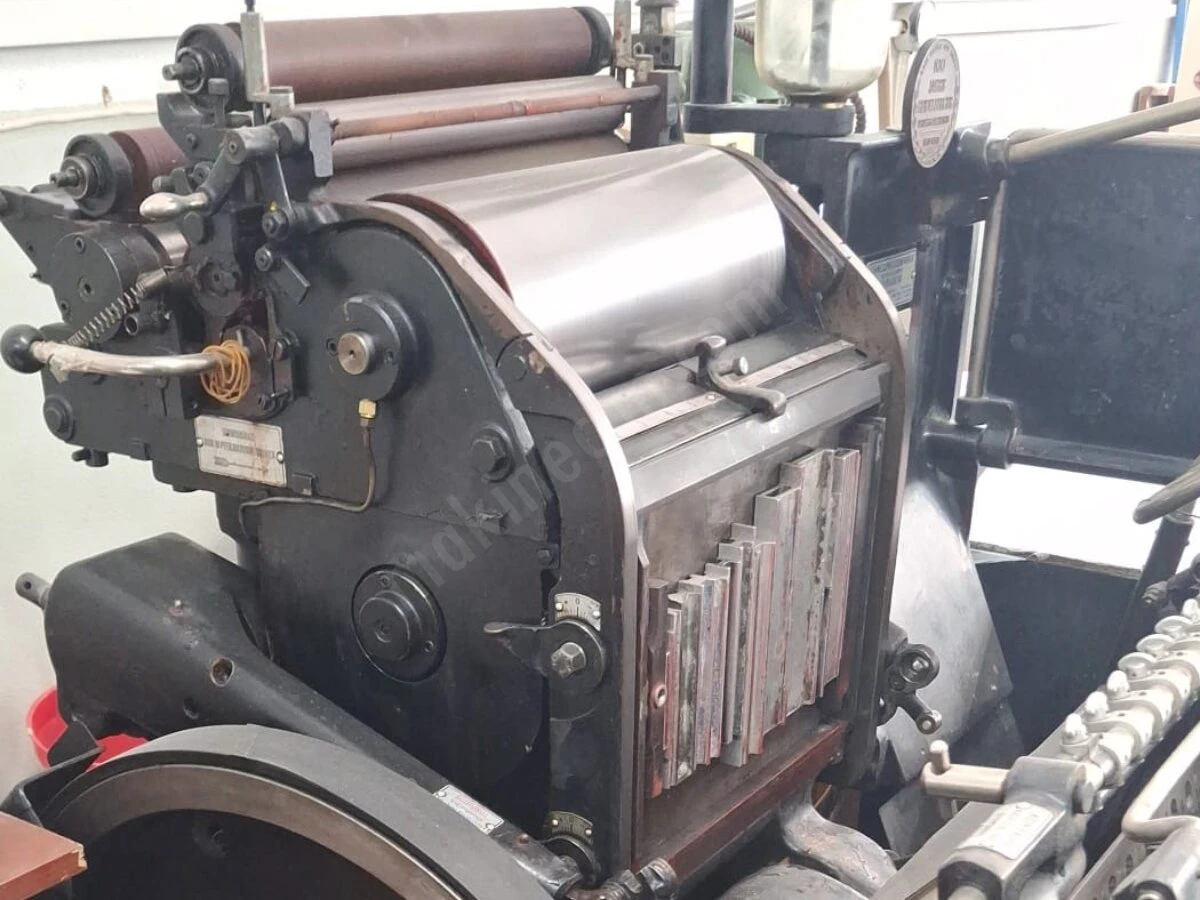 Heidelberg Tiegel 100 Maşalı 25X35 – 100 Arma Tipo Baskı Makinesi