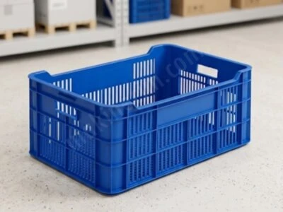59×39×25 Cm Plastik Kasa Enjeksiyon Kalıbı – Çalışır Durumda