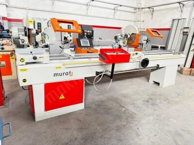 Murat Marka Çift Kafa Üstten Kesim Alüminyum Pvc Ahşap 330 Mm Testere