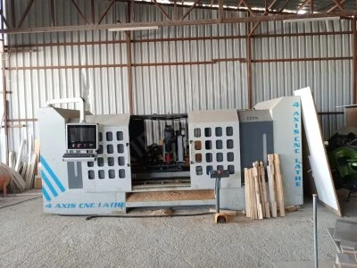 4 Eksen Ahşap Cnc Torna