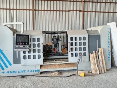 4 Eksen Ahşap Cnc Torna
