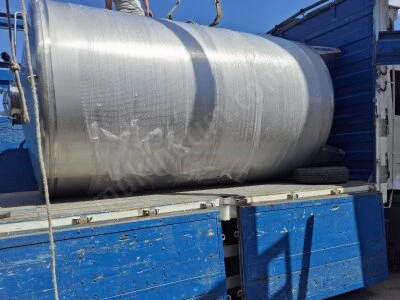 Zeytinyağı Tankı 10 Tonluk Azot Gazlı Yan Menhol Kapak Paslanmaz Tank