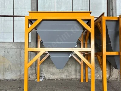 Endüstriyel Besleme ve Stok Bunkeri – Yüksek Kapasiteli Ağır Hizmet Tipi Bunker