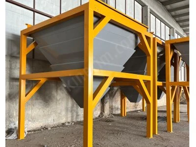 Endüstriyel Besleme ve Stok Bunkeri – Yüksek Kapasiteli Ağır Hizmet Tipi Bunker