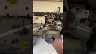 Hasmak 512S Plc Ekranlı - Ön Frezeli(Dia Bıçak) - Köşe Yuvarlamalı Pvc Kenar Bantlama Makinası