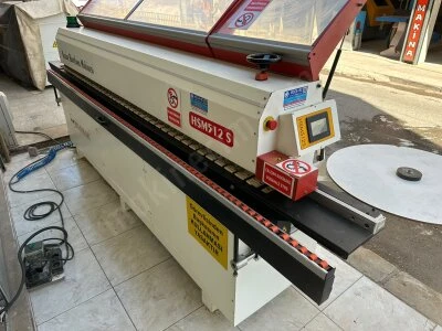 Hasmak 512S Plc Ekranlı - Ön Frezeli(Dia Bıçak) - Köşe Yuvarlamalı Pvc Kenar Bantlama Makinası