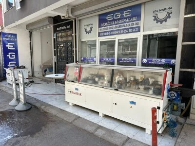 Hasmak 512S Plc Ekranlı - Ön Frezeli(Dia Bıçak) - Köşe Yuvarlamalı Pvc Kenar Bantlama Makinası